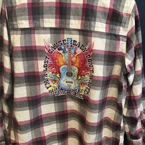 Women’s button down flannel